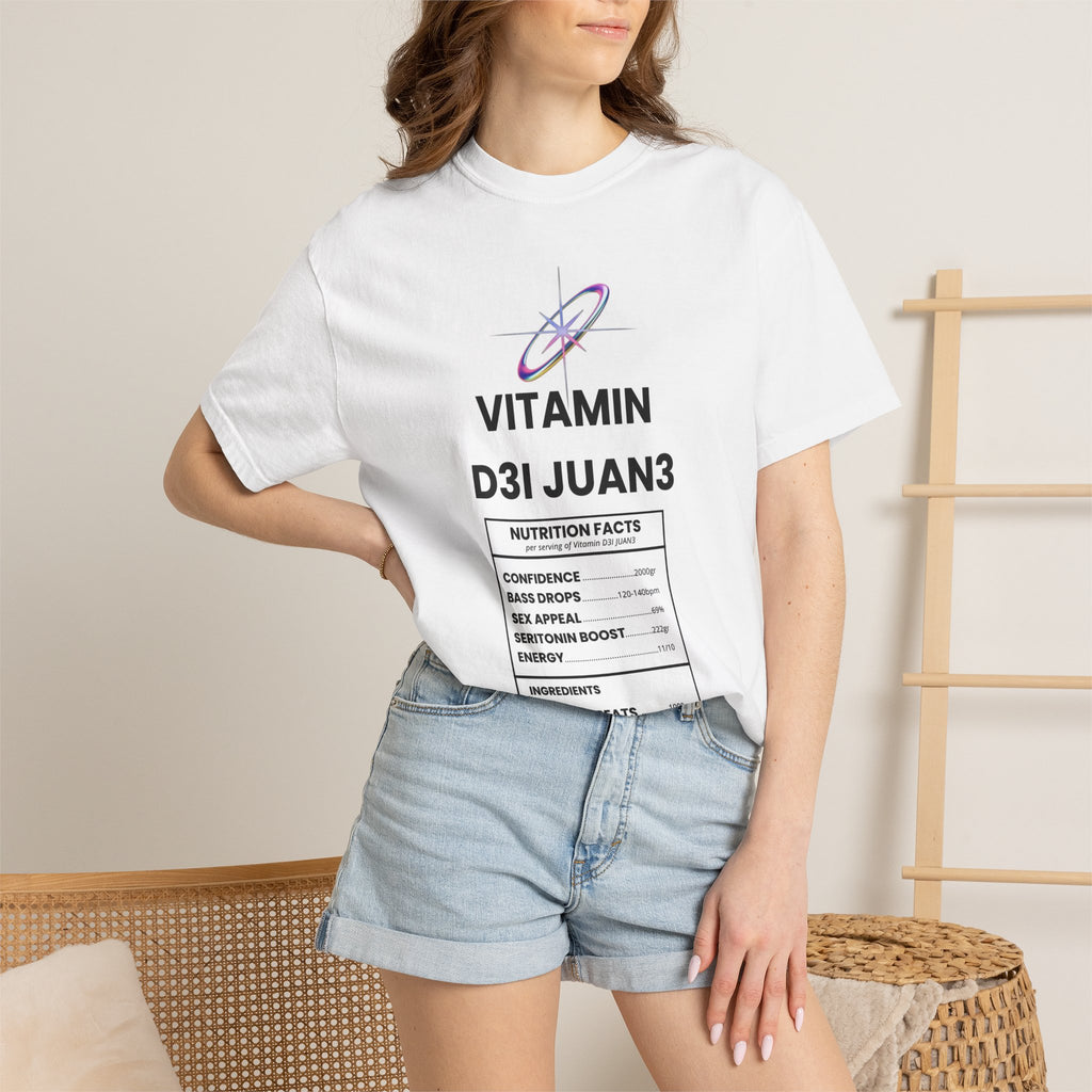 VITAMIN D3I JUAN3 - Nutrition Facts T-shirt