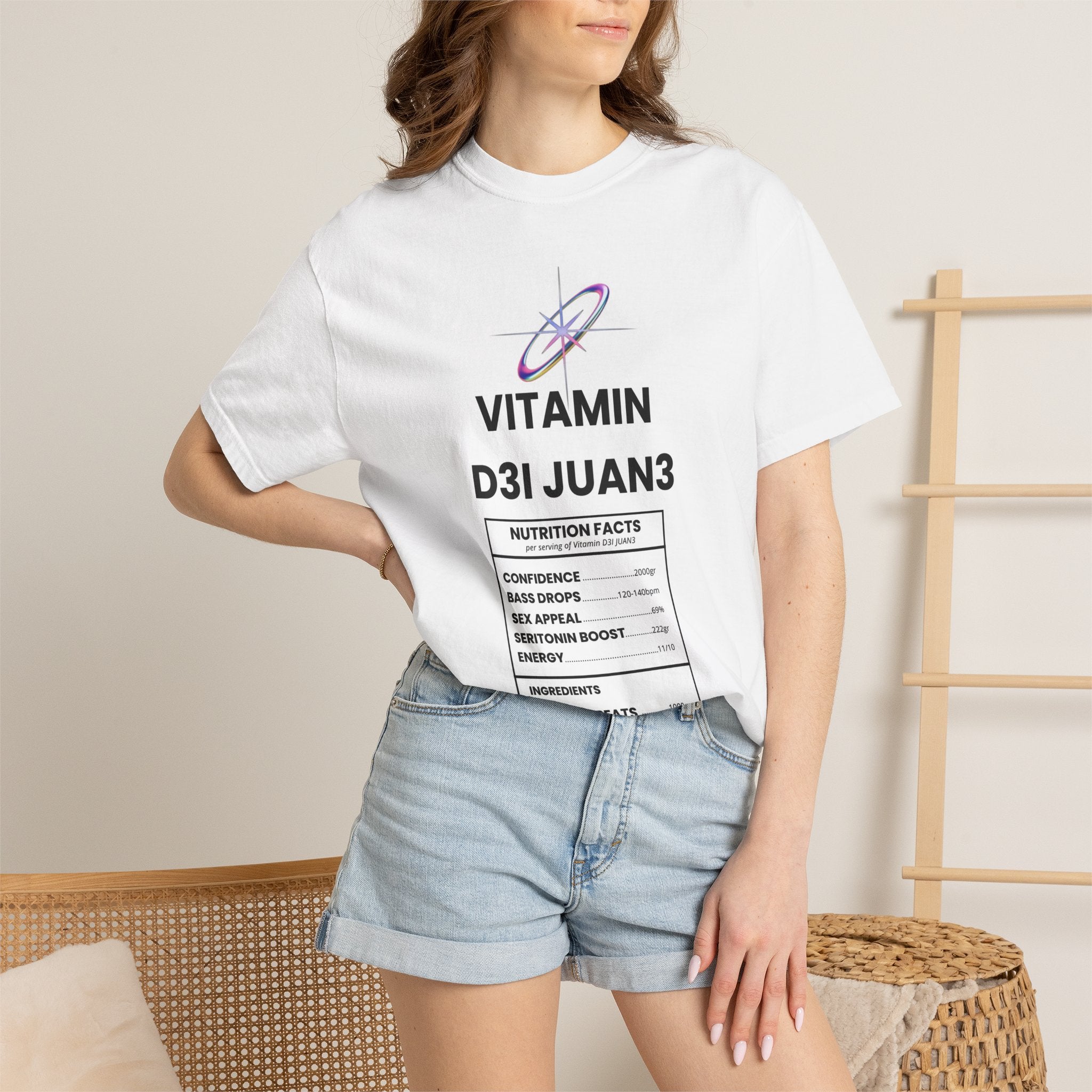 VITAMIN D3I JUAN3 - Nutrition Facts T-shirt