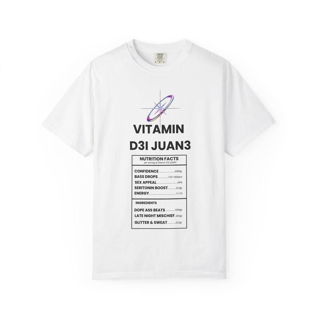 VITAMIN D3I JUAN3 - Nutrition Facts T-shirt